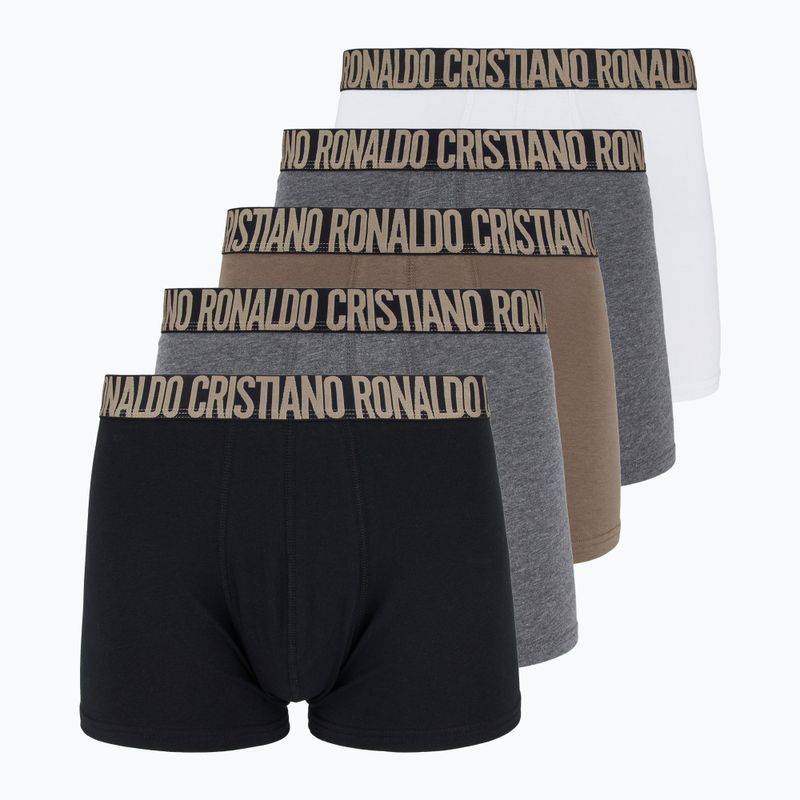 Men's CR7 Basic Trunk boxer shorts 5 pairs multicolour