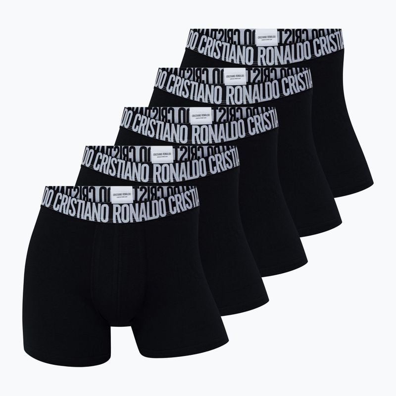 Men's boxer shorts CR7 Basic Trunk 5 pairs 2422 black