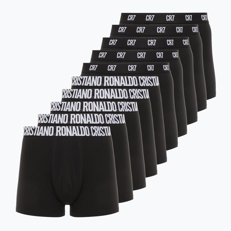 Men's trunks CR7 Basic Trunk 10 pairs black