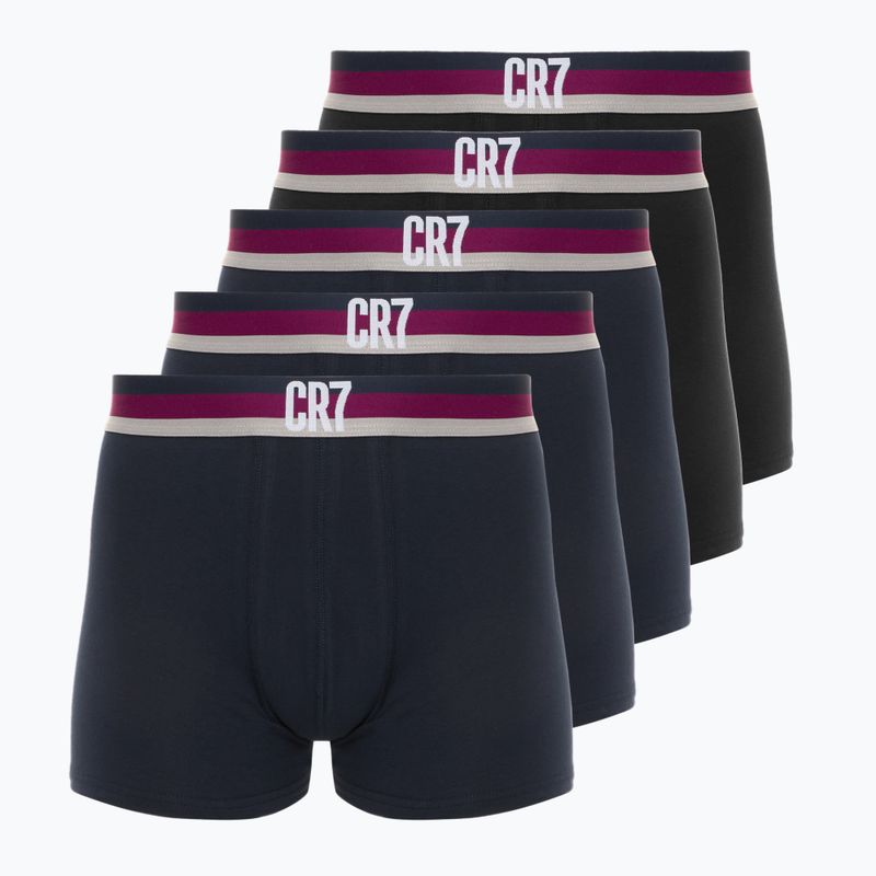 Men's trunks CR7 Basic Trunk 5 pairs 2330 black