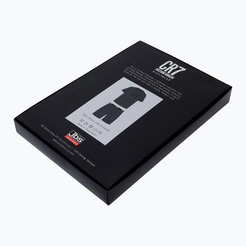 Men's pajamas CR7 Pyjama Short dark grey melange 7