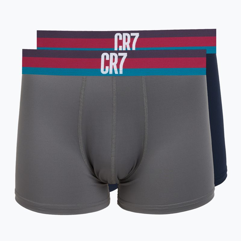 Men's boxers CR7 Fashion Trunk Micro 2 pairs 457 multicolour