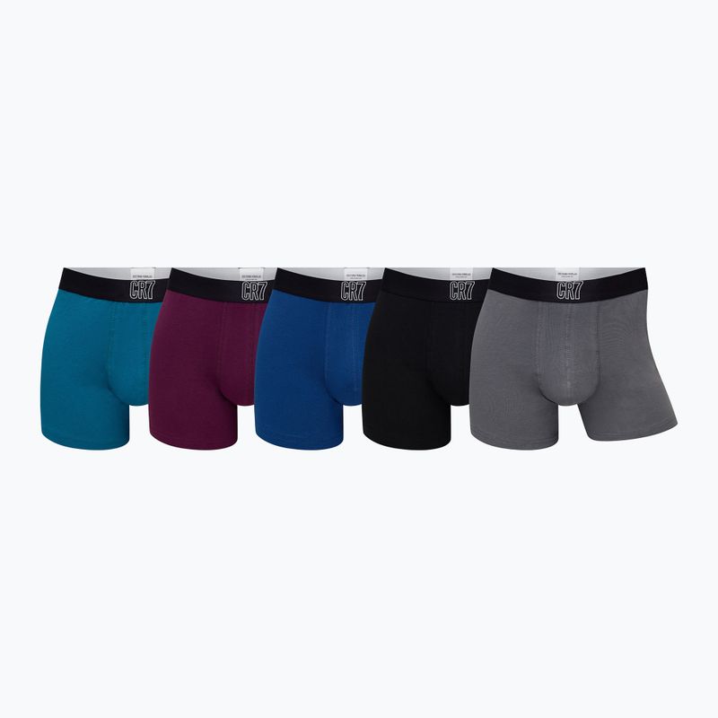 Men's boxers CR7 Basic Trunk 5 pairs 2350 multicolour 2