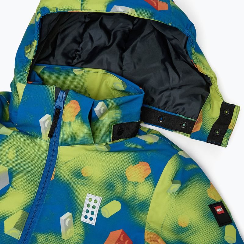 Children's ski jacket LEGO Lwjian 710 blue 3