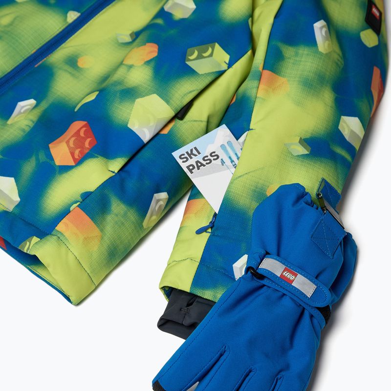 Children's ski jacket LEGO Lwjian 710 blue 4