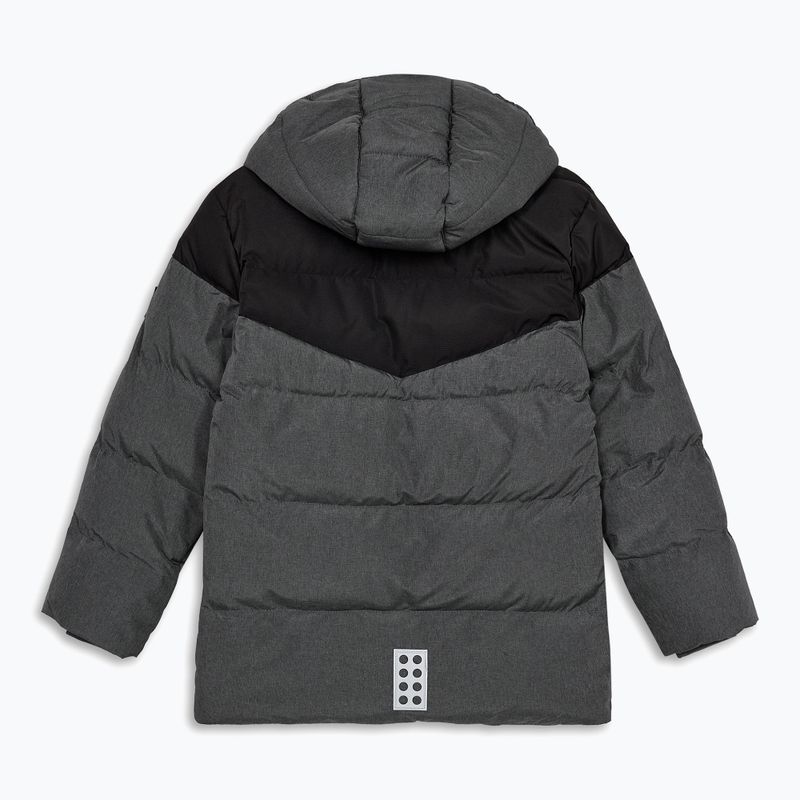 Children's insulated jacket LEGO Lwjebel 733 dark grey melange 2