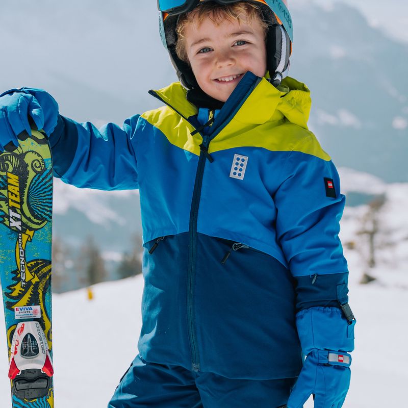 Children's ski jacket LEGO Lwjested 708 blue 7