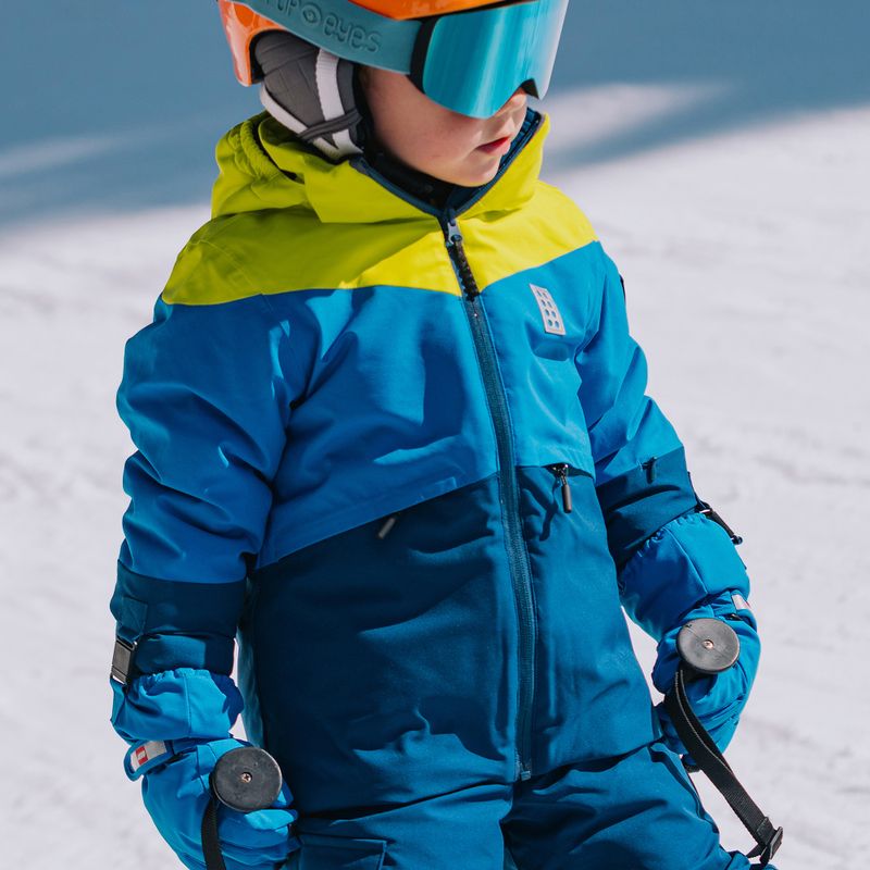 Children's ski jacket LEGO Lwjested 708 blue 8