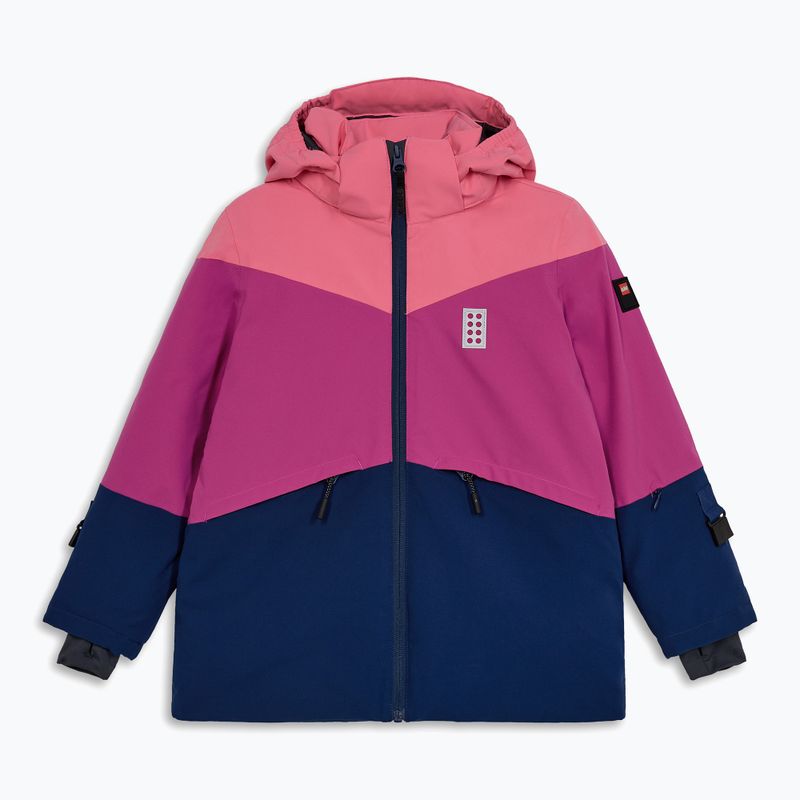 Children's ski jacket LEGO Lwjested 708 fuchsia