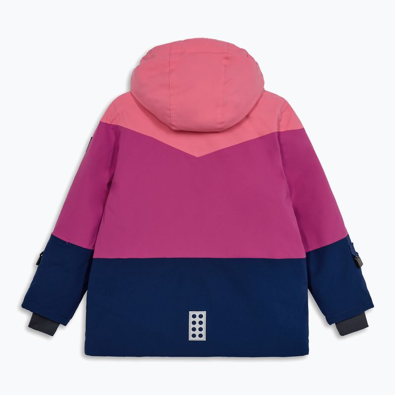 Children's ski jacket LEGO Lwjested 708 fuchsia 2