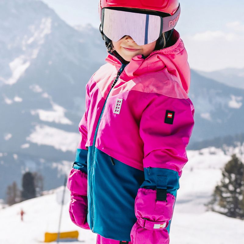 Children's ski jacket LEGO Lwjested 708 fuchsia 6