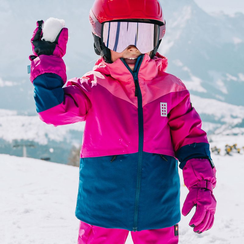 Children's ski jacket LEGO Lwjested 708 fuchsia 7