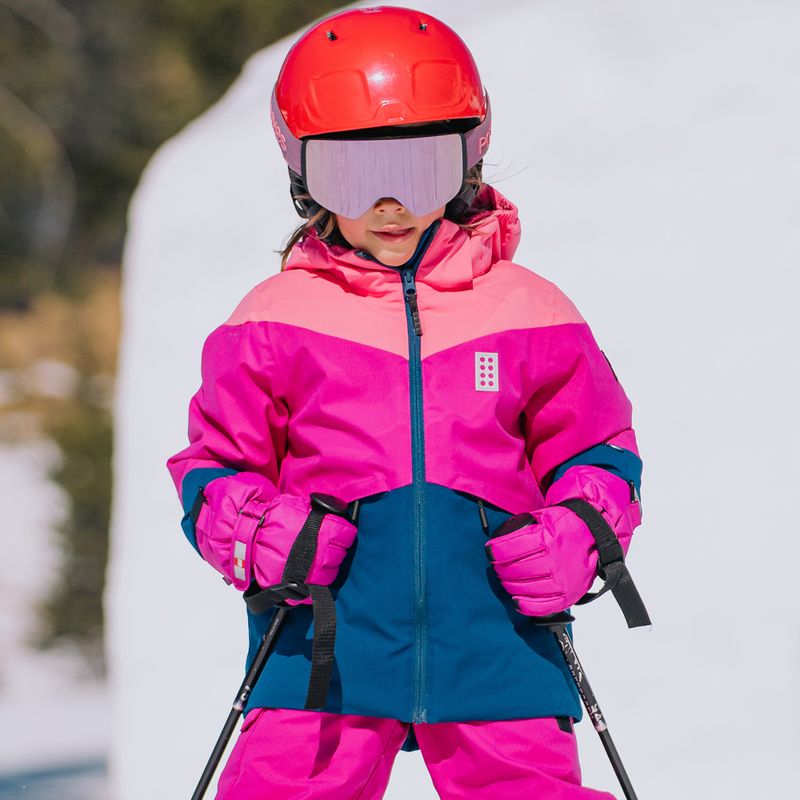 Children's ski jacket LEGO Lwjested 708 fuchsia 8