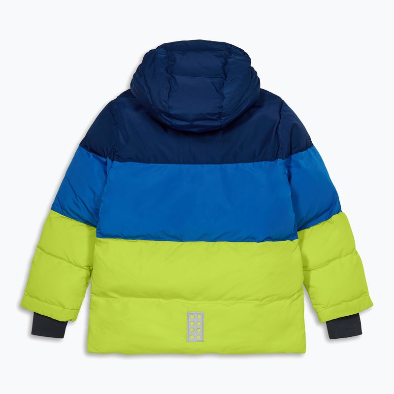 Children's ski jacket Lego Lwjaz 805 lime green 2