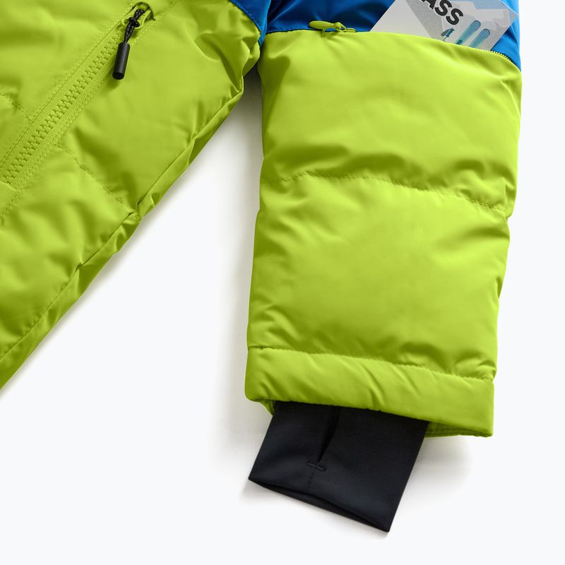 Children's ski jacket Lego Lwjaz 805 lime green 4