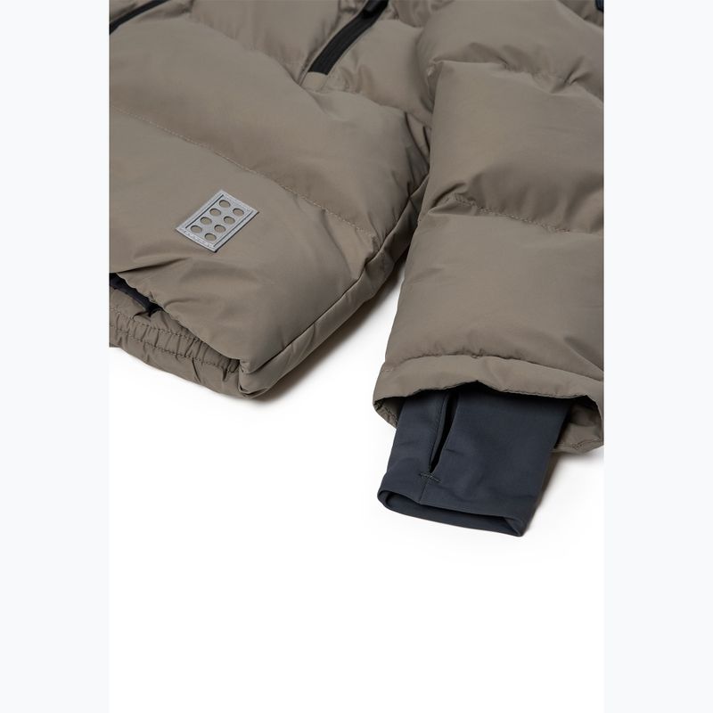 Children's insulated jacket Lego Lwjaz 711 light brown 4