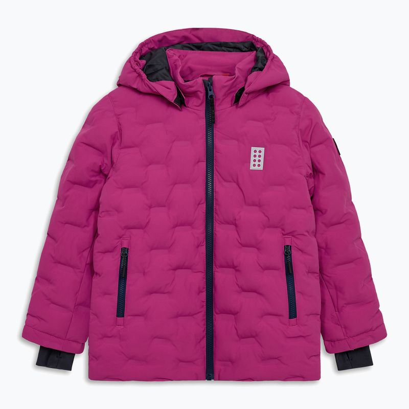 Children's ski jacket LEGO Lwjipe 706 fuchsia