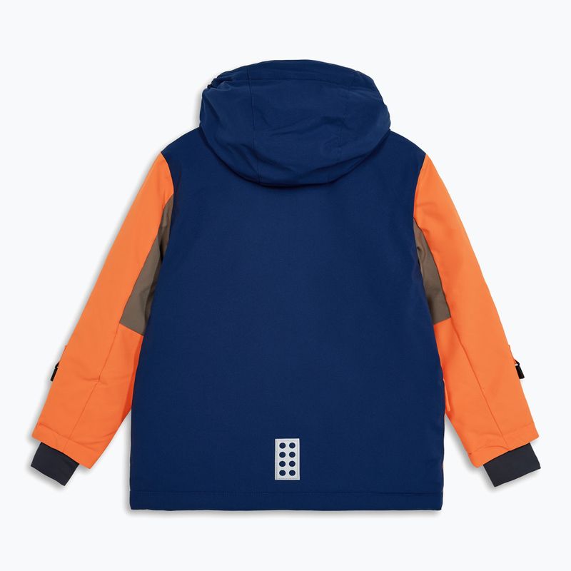 Children's ski jacket LEGO Lwjian 713 orange 2