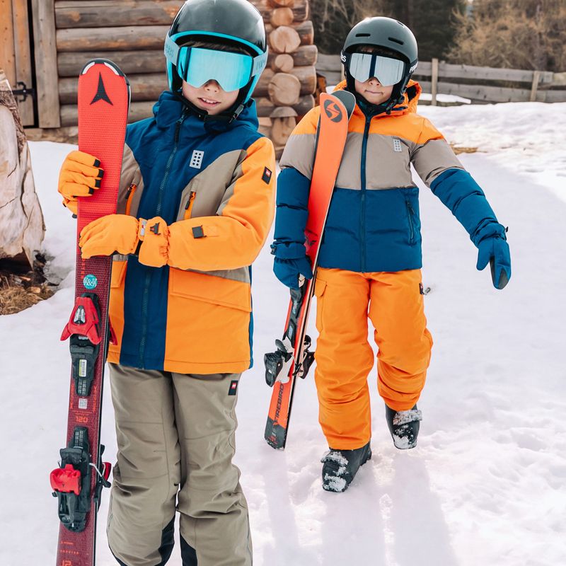 Children's ski jacket LEGO Lwjian 713 orange 6