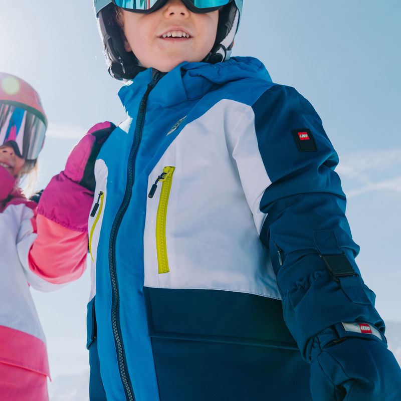 Children's ski jacket LEGO Lwjian 713 dark blue 8