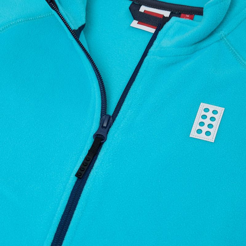 Children's fleece sweatshirt LEGO Lwsinclair 703 bright blue 3