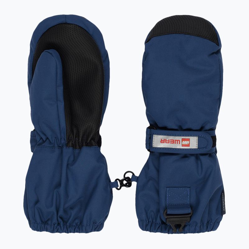 Children's ski gloves LEGO Lwatlin 706 dark blue 2