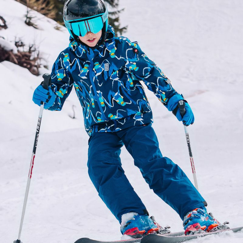 Children's ski jacket LEGO Lwjian 704 dark blue 7