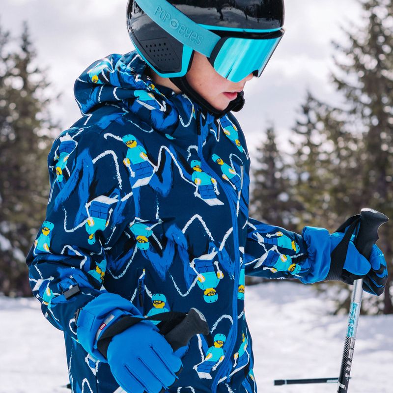 Children's ski jacket LEGO Lwjian 704 dark blue 9