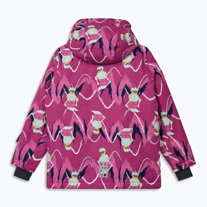 Children's ski jacket LEGO Lwjian 704 fuchsia 2