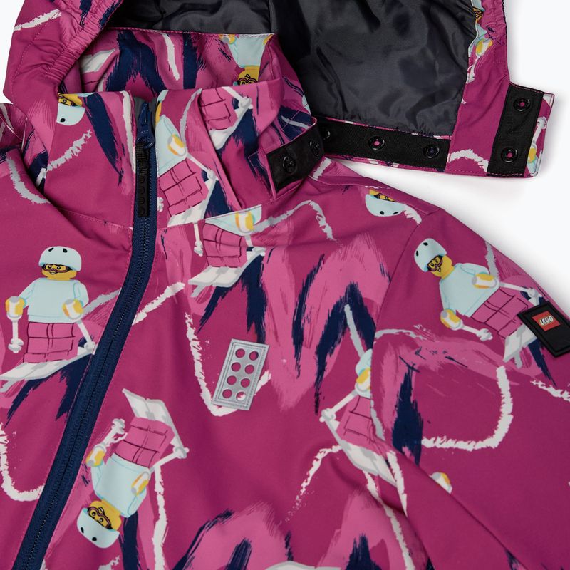 Children's ski jacket LEGO Lwjian 704 fuchsia 3