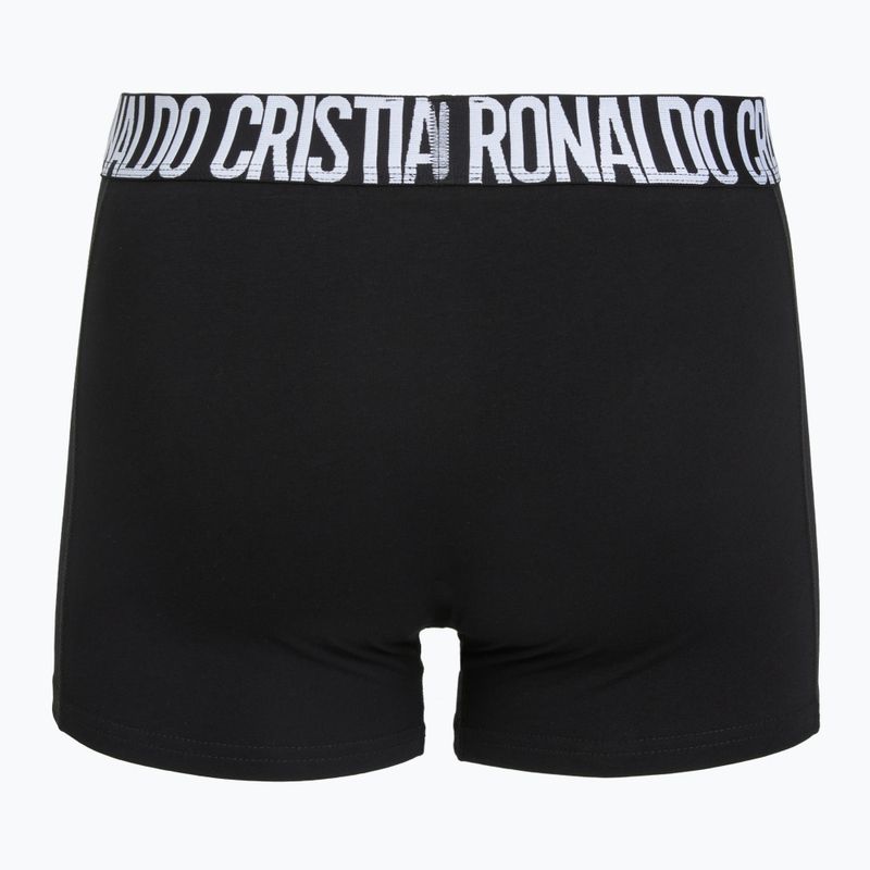 Men's boxers CR7 Fashion Trunk 2 pack black 3