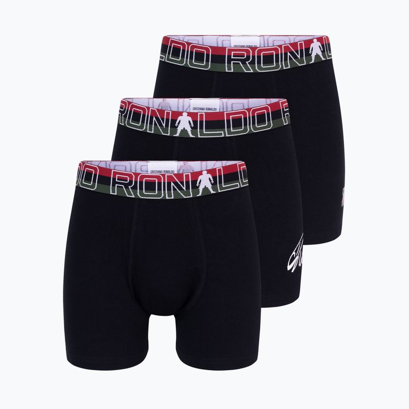Children's boxers CR7 Trunk 3 pairs black