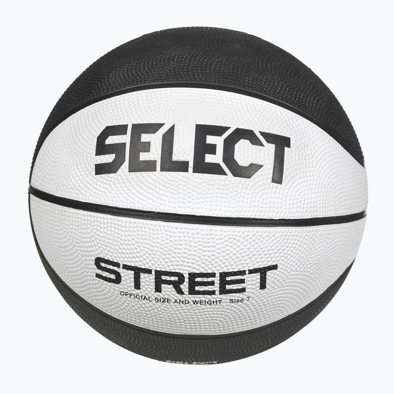 Children's basketball SELECT Basketball Street v23 white/black size 5