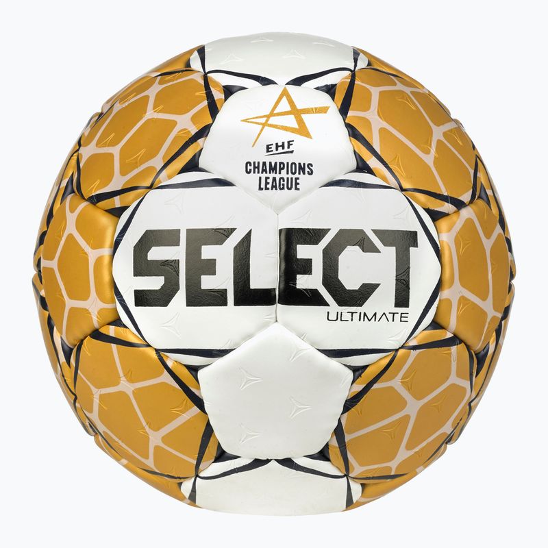 SELECT Ultimate LM v23 EHF Official white/gold handball size 3