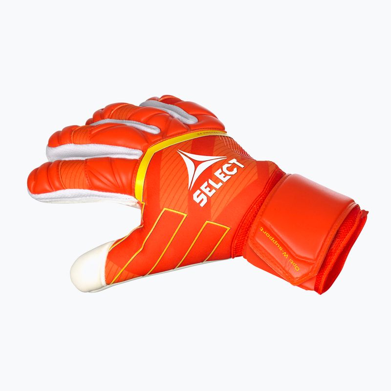 SELECT 34 Protection v24 orange/white children's goalkeeper gloves 4