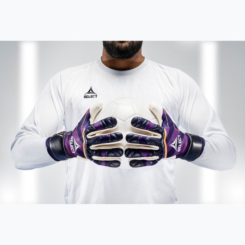 SELECT 88 Pro Grip v24 purple/white goalkeeper's gloves 6