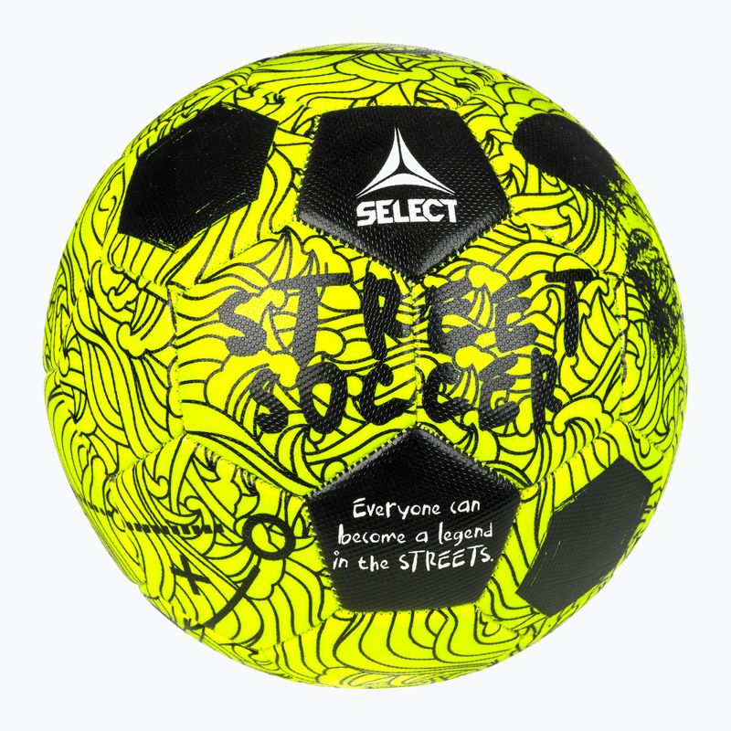SELECT Street Soccer ball v24 yellow/black size 4.5