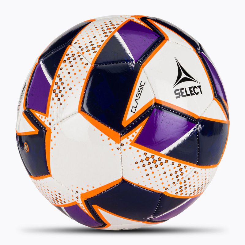 SELECT Classic v24 white/purple size 5 football 2
