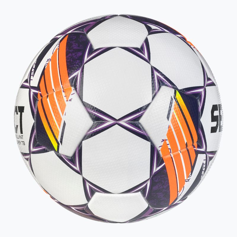 SELECT Brillant Super TB v24 white/purple size 5 football 2