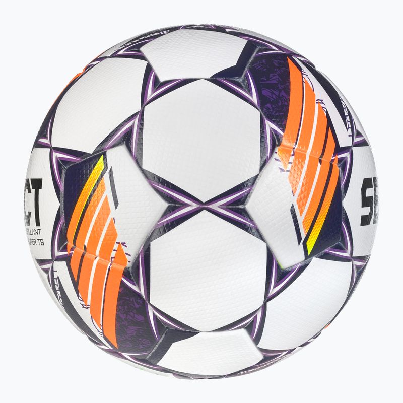 SELECT Brillant Super TB v24 white/purple size 5 football 3