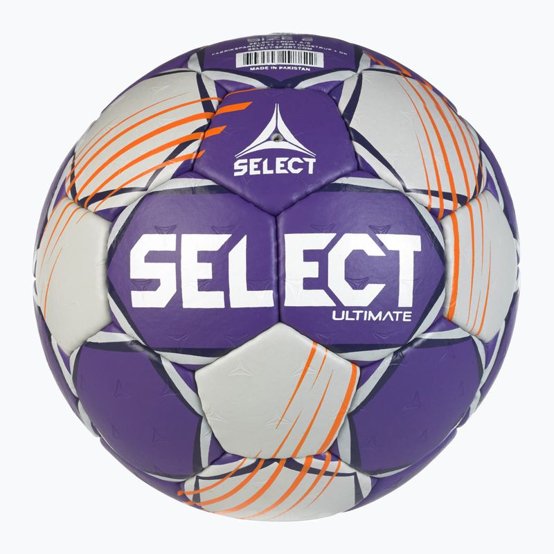 SELECT Ultimate v24 Official EHF handball grey/purple size 2 2