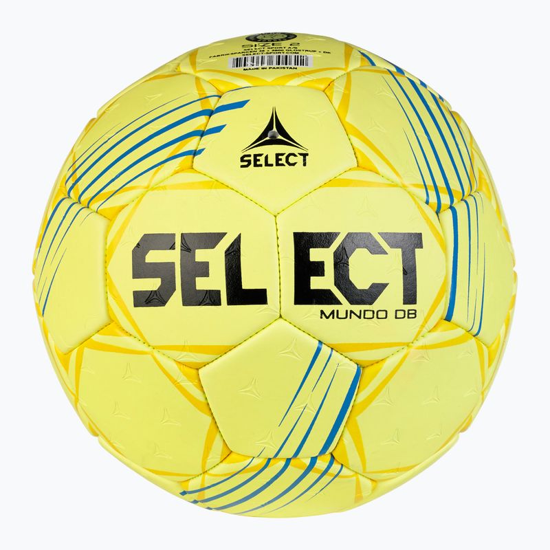 Children's handball ball SELECT Mundo DB EHF v24 yellow size 2