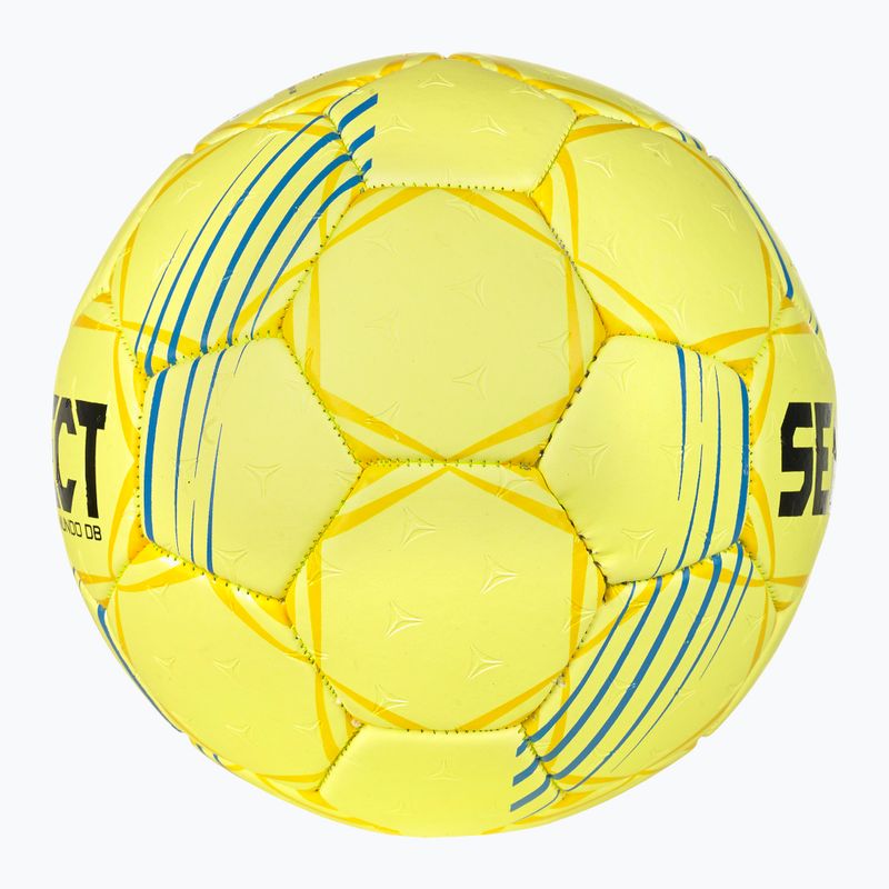 Children's handball ball SELECT Mundo DB EHF v24 yellow size 2 3