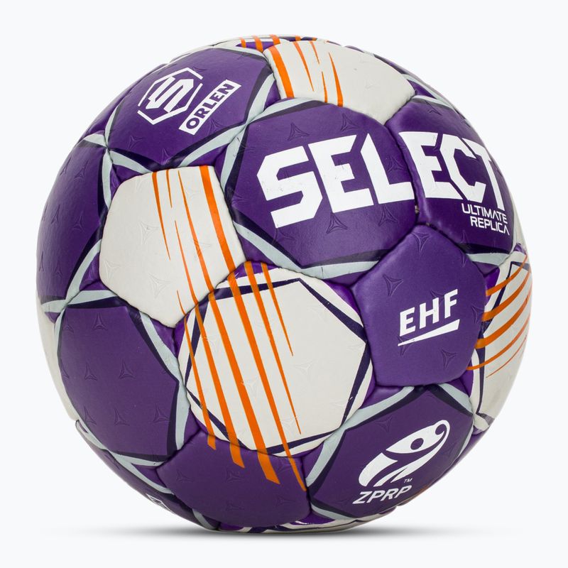 SELECT Ultimate Replica Orlen Superliga handball v24 EHF grey/purple size 3 2