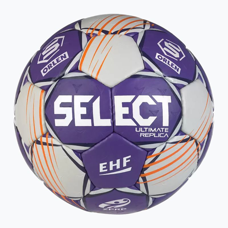 SELECT Ultimate Replica Orlen Superliga handball v24 EHF grey/purple size 3