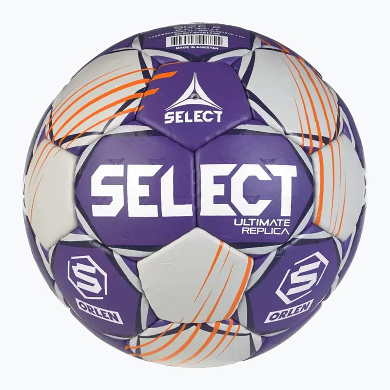 SELECT Ultimate Replica Orlen Superliga handball v24 EHF grey/purple size 3 2