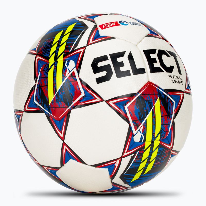 SELECT Futsal Mimas Fogo Ekstraklasa FIFA white/yellow football size 4 2