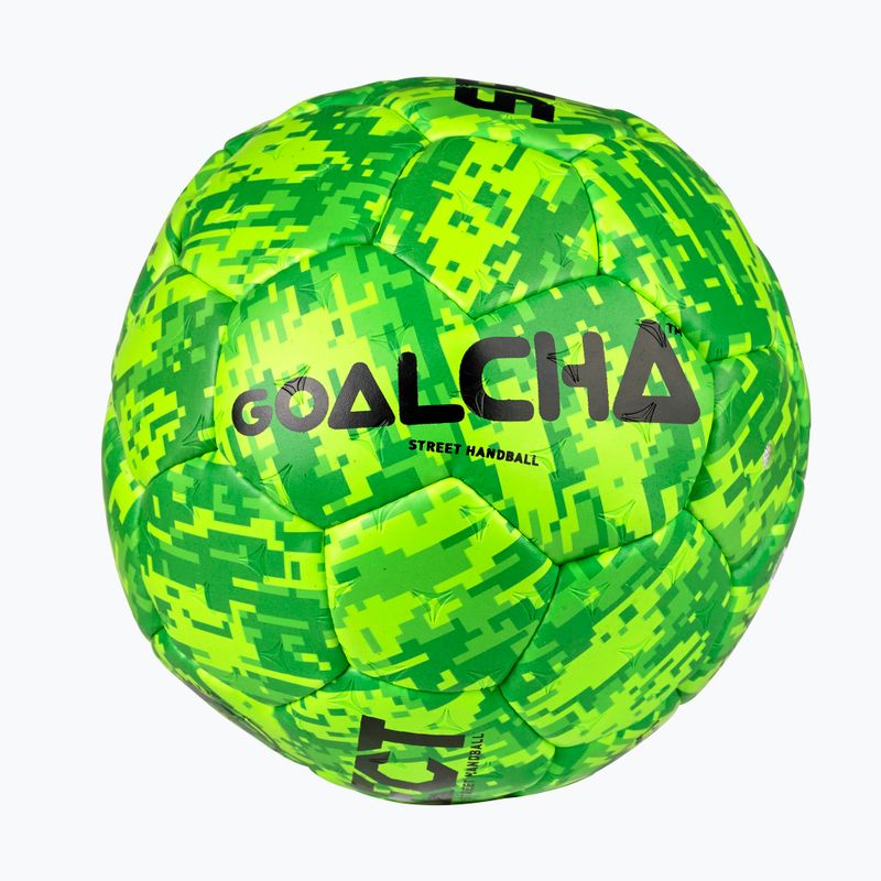 Children's handball SELECT Goalcha Street v25 green size 0 2