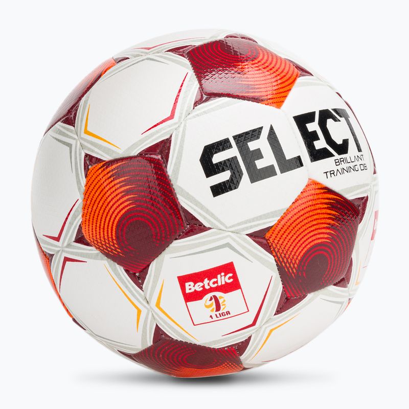Football SELECT Brillant Training Betclic v25 white/red size 4 2