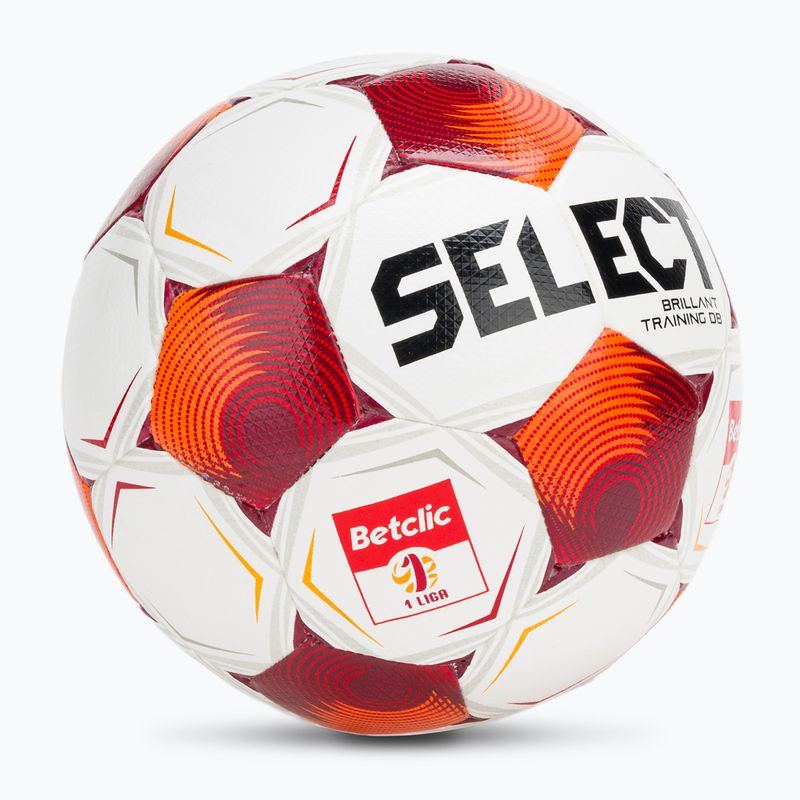 Football SELECT Brillant Training Betclic v25 white/red size 5 2